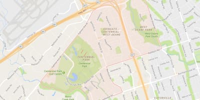 Harta Eringate vecinătate Toronto