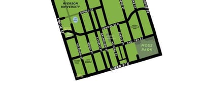 Harta Garden District imagine de ansamblu Toronto