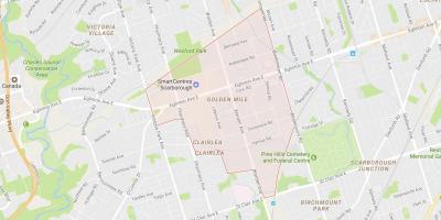 Harta Golden Mile de vecinătate Toronto