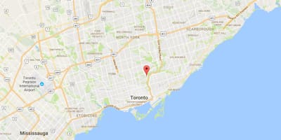 Harta Guvernatorului cartierul Podul de la Toronto