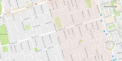 Harta Harbord Sat de vecinătate Toronto