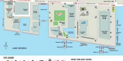 Harta de Centre Toronto Harbourfront