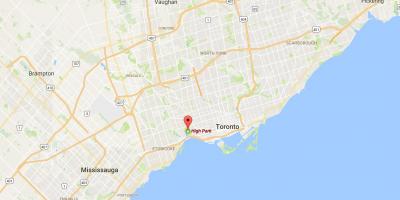 Harta de Mare Park district Toronto