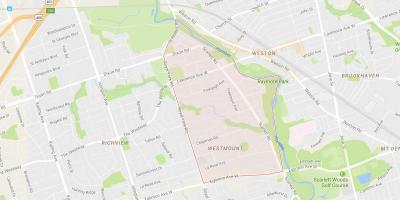 Harta Humber Heights – Westmount vecinătate Toronto