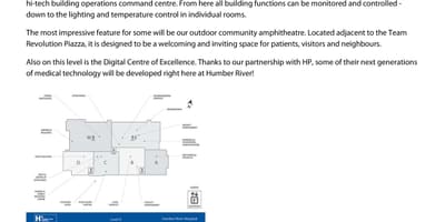 Harta Humber River nivel de Spital 0