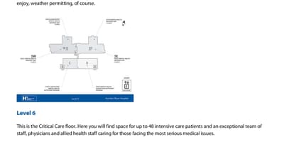 Harta Humber River Spital de nivel 5