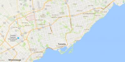 Harta Humber Summit-ul de cartier Toronto