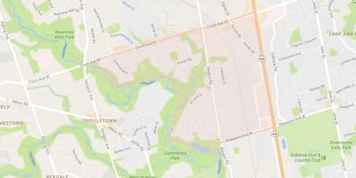 Harta Humbermede vecinătate Toronto
