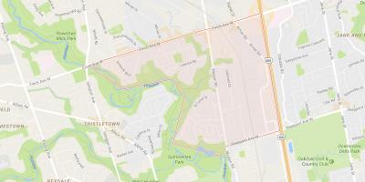 Harta Humbermede vecinătate Toronto