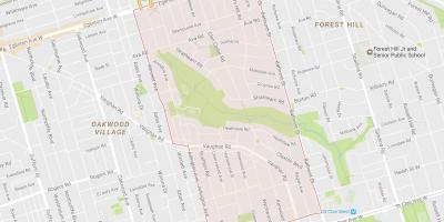 Harta Humewood–Cedarvale vecinătate Toronto