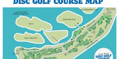 Harta Insulele Toronto cursuri de golf Toronto