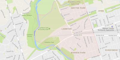 Harta Lambton vecinătate Toronto