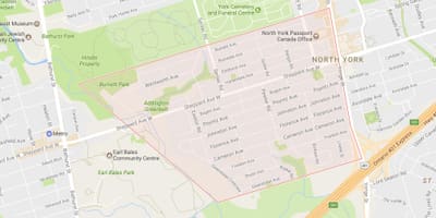 Harta Lansing vecinătate Toronto