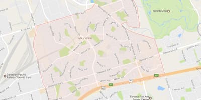 Harta Malvern vecinătate Toronto
