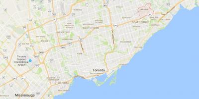 Harta Malvern district Toronto