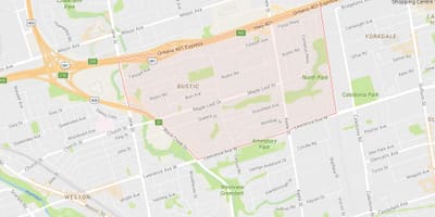 Harta de Arțar Leafneighbourhood Toronto