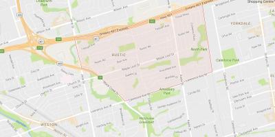 Harta de Arțar Leafneighbourhood Toronto