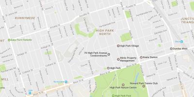 Harta Parcului cartier Toronto