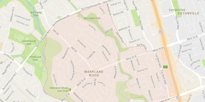 Harta Markland Lemn de vecinătate Toronto