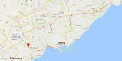 Harta Markland Lemn district Toronto