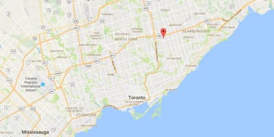 Harta Maryvale district Toronto
