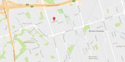 Harta Maryvalen eighbourhood Toronto