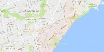 Harta de Mesteacan Stâncă de vecinătate Toronto