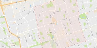 Harta Milliken vecinătate Toronto