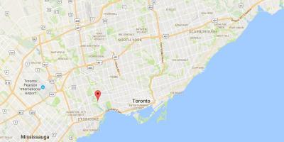 Harta Moara Veche district Toronto