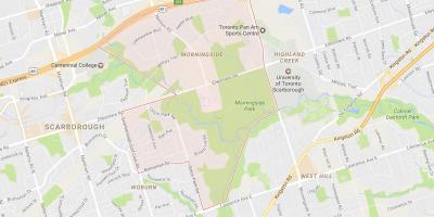 Harta Morningside vecinătate Toronto