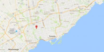 Harta Muntele Dennis district Toronto