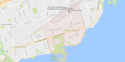 Harta de Noi Toronto vecinătate Toronto