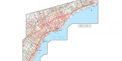 Harta Road oficial din Ontario