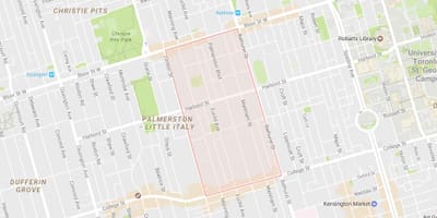 Harta Palmerston vecinătate Toronto