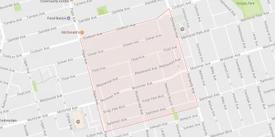 Harta Pape Sat de vecinătate Toronto