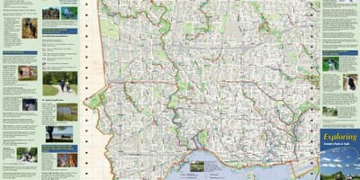 Harta de parcuri și trasee de mers pe jos de West Toronto