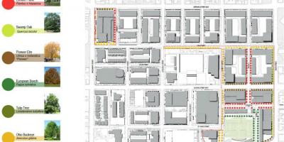 Harta planul de Revitalizare Regent Park Toronto faza 3