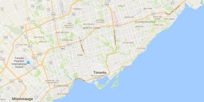 Harta Pleasant View district Toronto