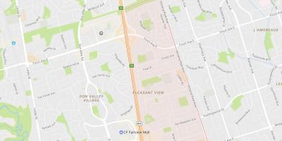 Harta de Vedere Plăcută de vecinătate Toronto