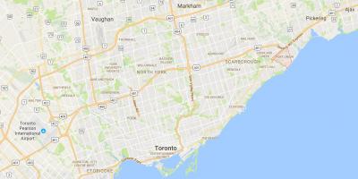 Harta Port Uniunii raionale Toronto