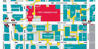Harta de Primul Canadian Loc