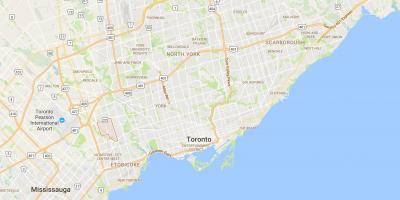 Harta Printesa Grădini de cartier Toronto