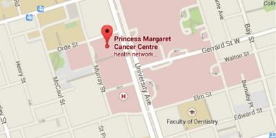 Harta Prințesa Margaret de Cancer Centre Toronto