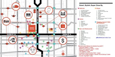 Harta Queen street Toronto