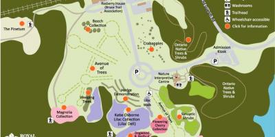 Harta RBG Arboretum