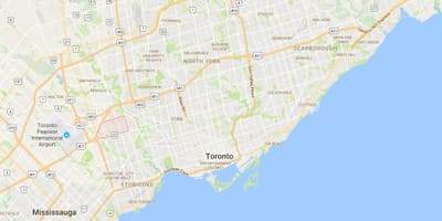 Harta Richview district Toronto