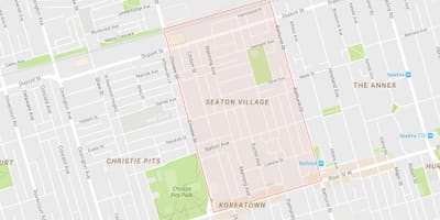 Harta Seaton Sat de vecinătate Toronto