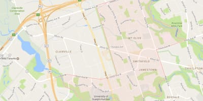 Harta Smithfield vecinătate vecinătate Toronto