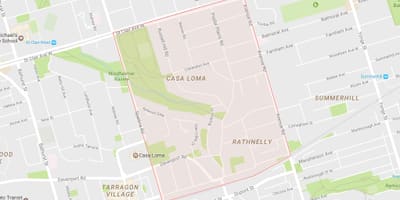 Harta South Hill vecinătate Toronto