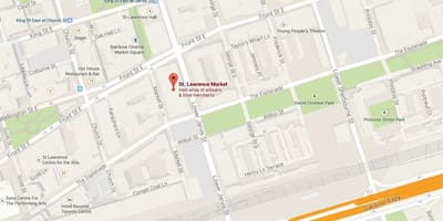 Harta St Lawrence market